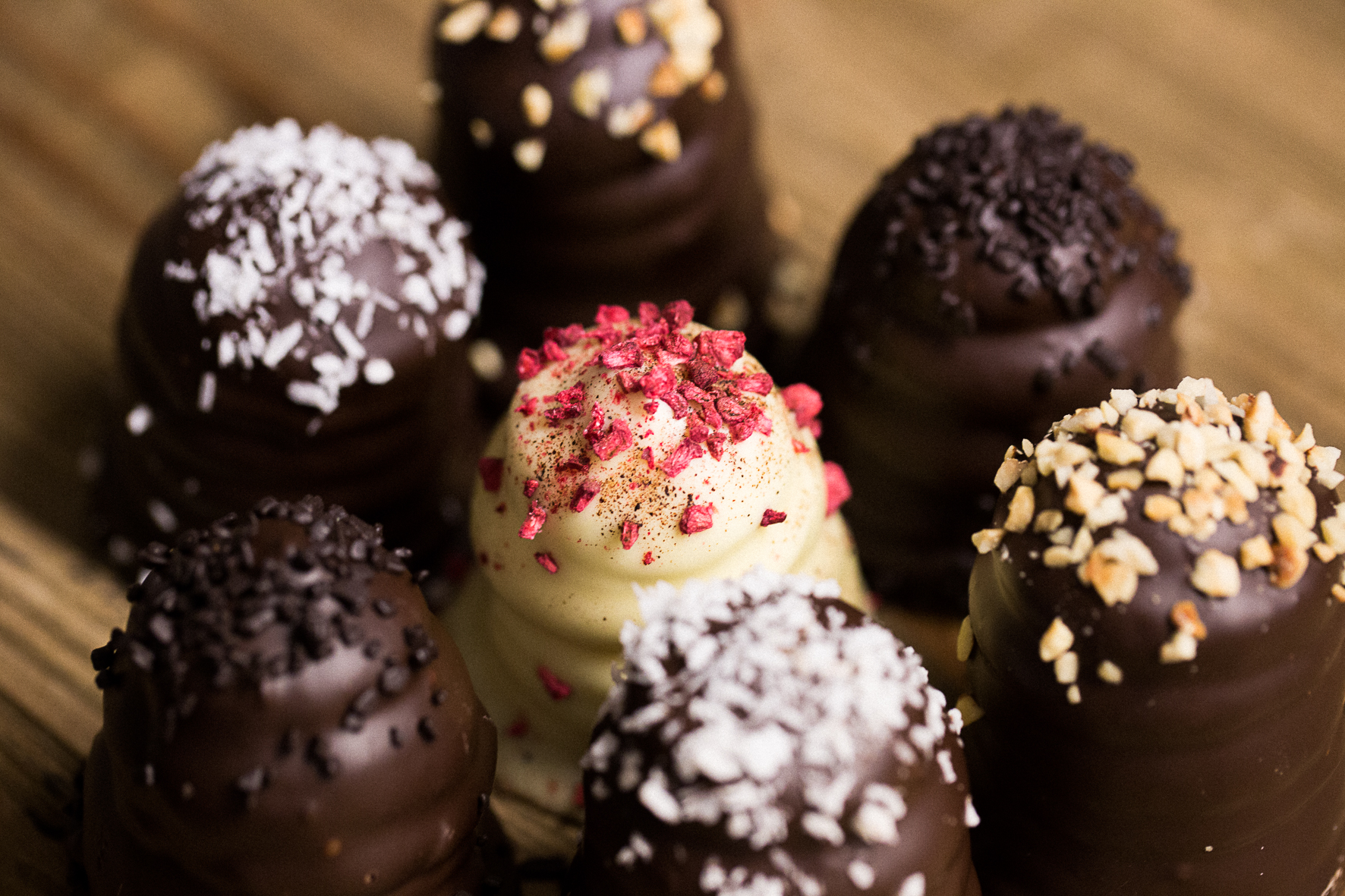 Chokoladekurven flødeboller