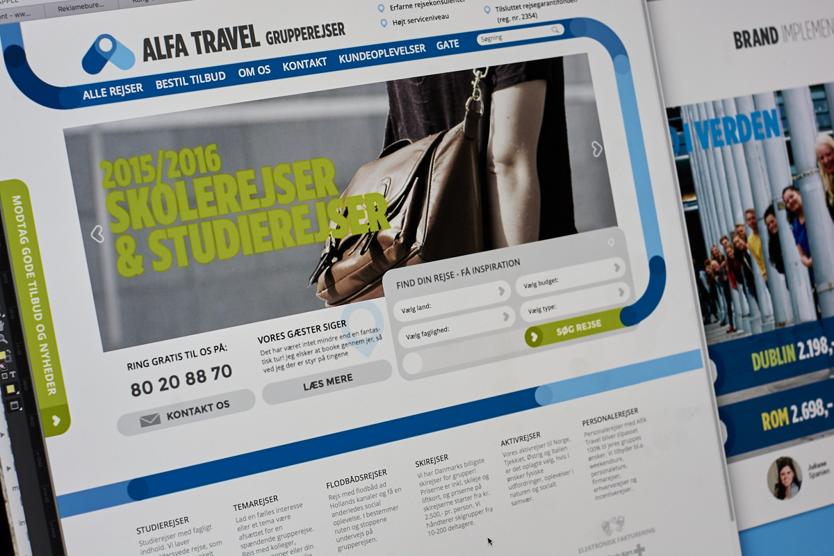 Alfa Travel Kong Gulerod Reklamebureau