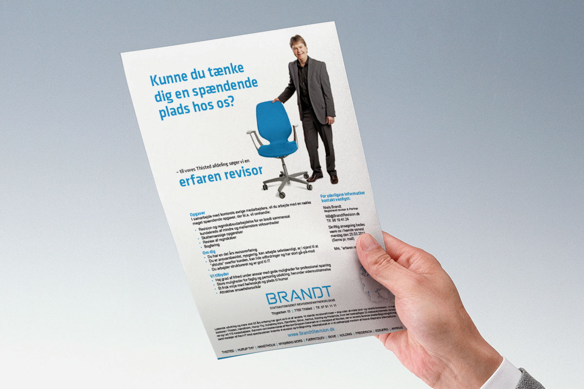 Brandt Revision Kong Gulerod Reklamebureau Annoncer