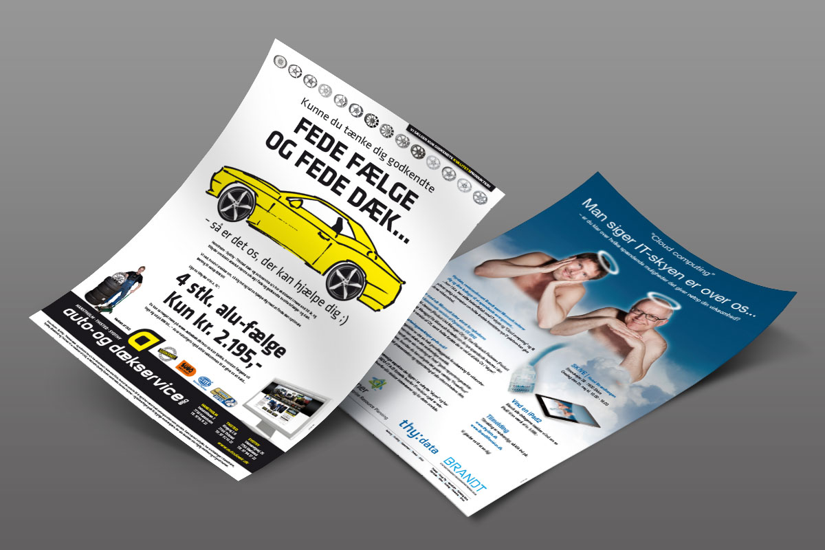 Thy Data Autodæk Annoncer Kong Gulerod Reklamebureau