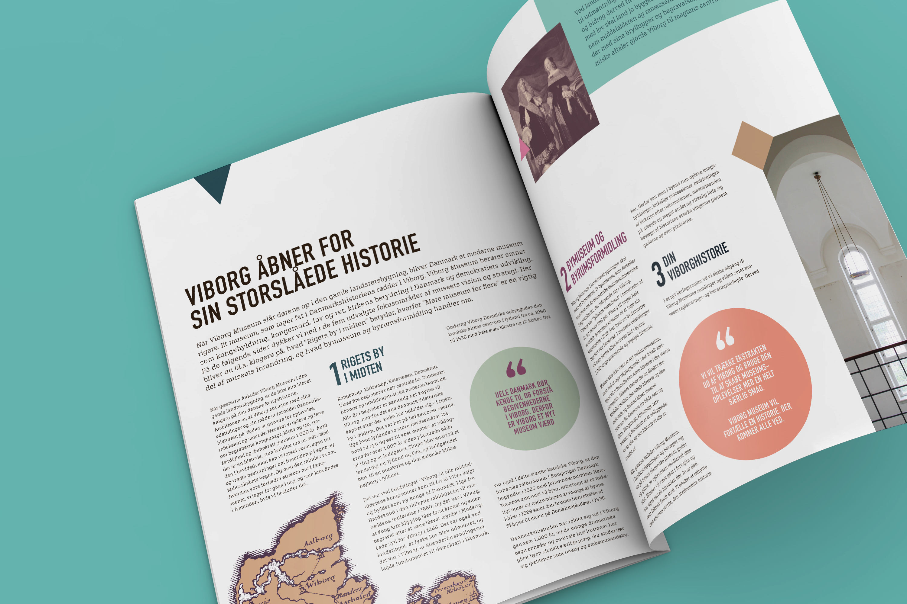 Visuel identitet Viborg Museum Kong Gulerod Reklamebureau