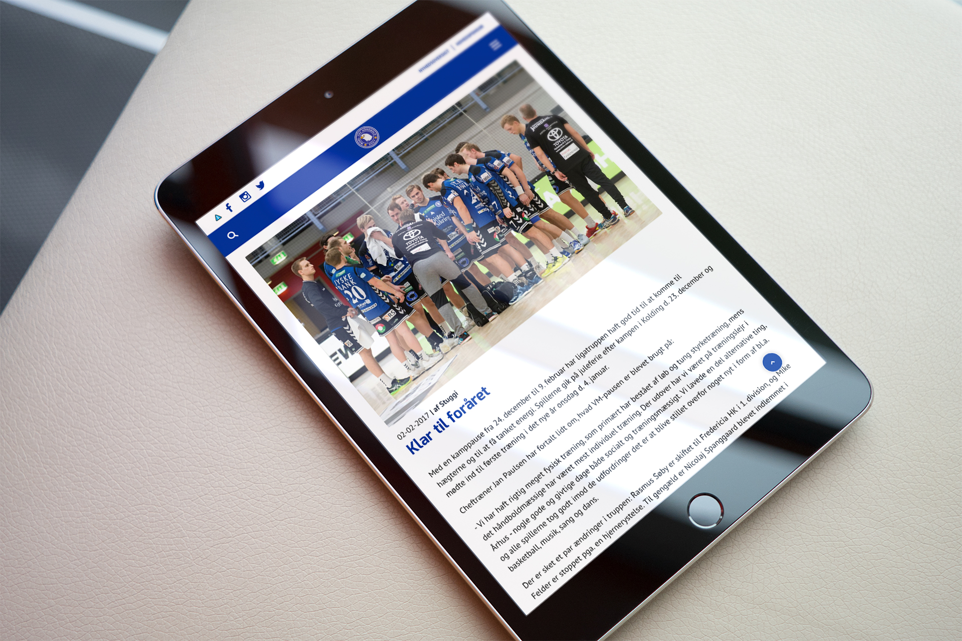 Mors-Thy Håndbold website