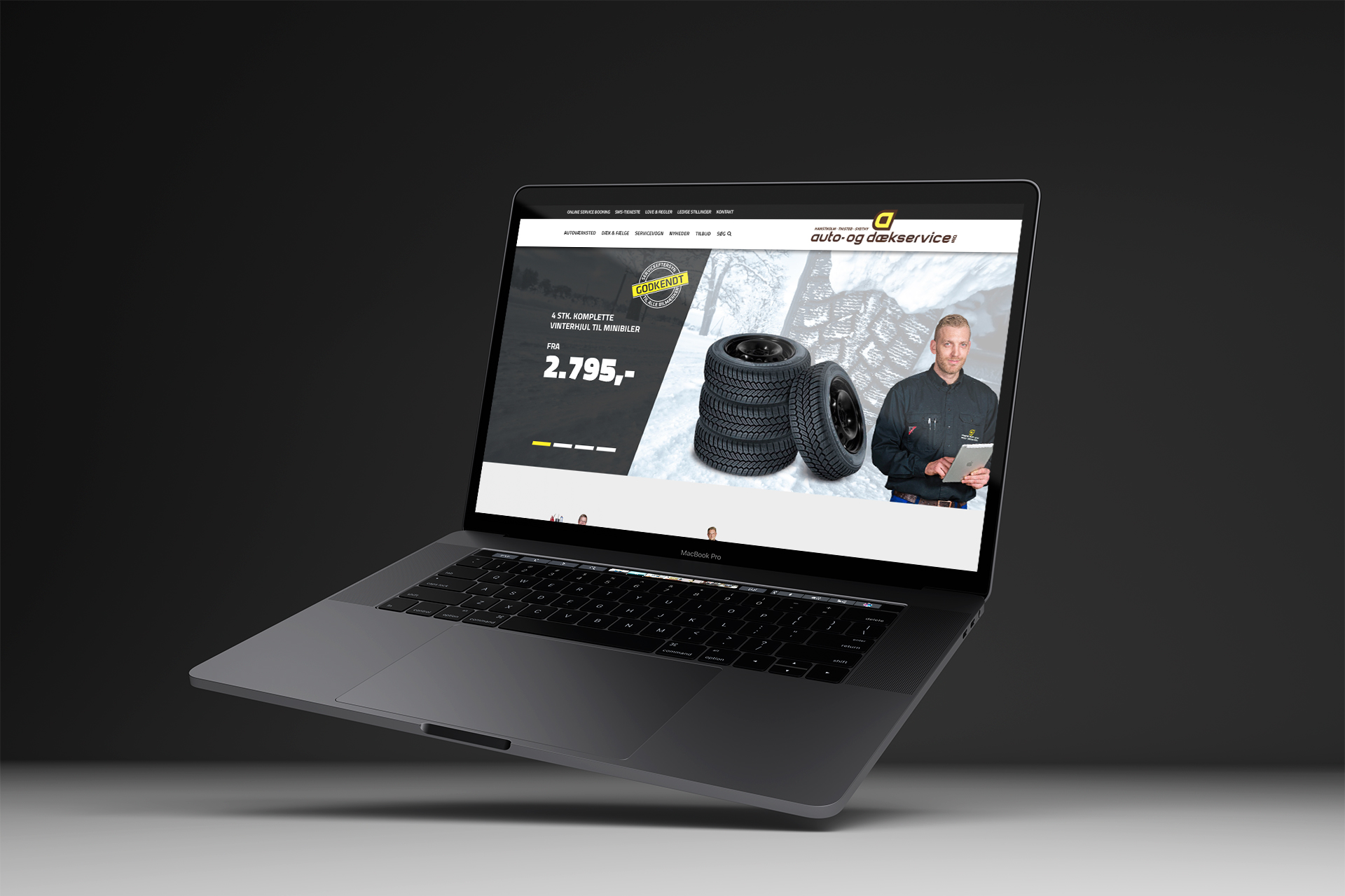 Website Webdesign autodæk Kong Gulerod Reklamebureau