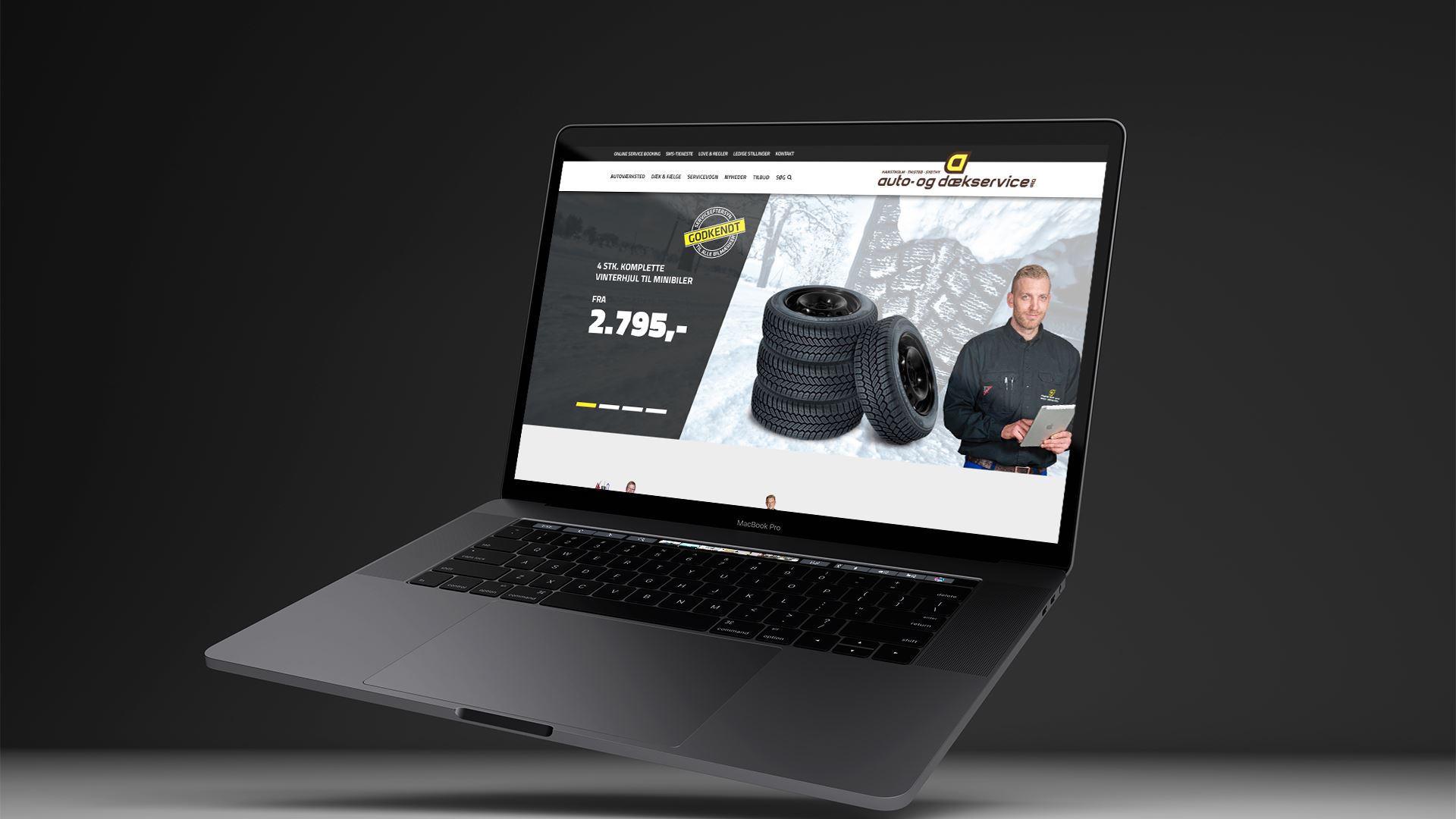 Website Webdesign autodæk Kong Gulerod Reklamebureau