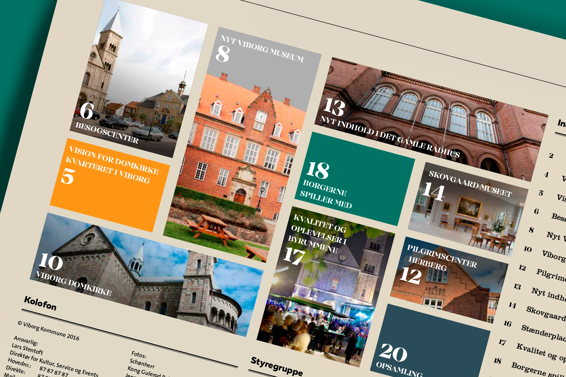 Viborg Kommune Domkirkekvarteret Indholdsfortegnelse