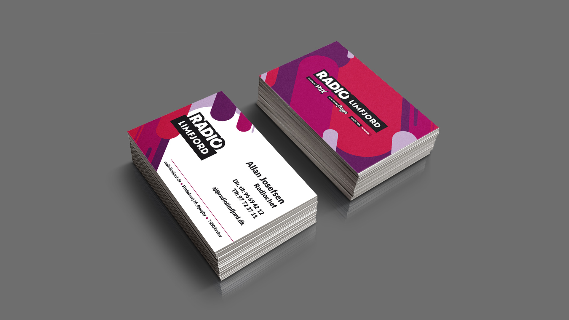 Radio Limfjord visitkort