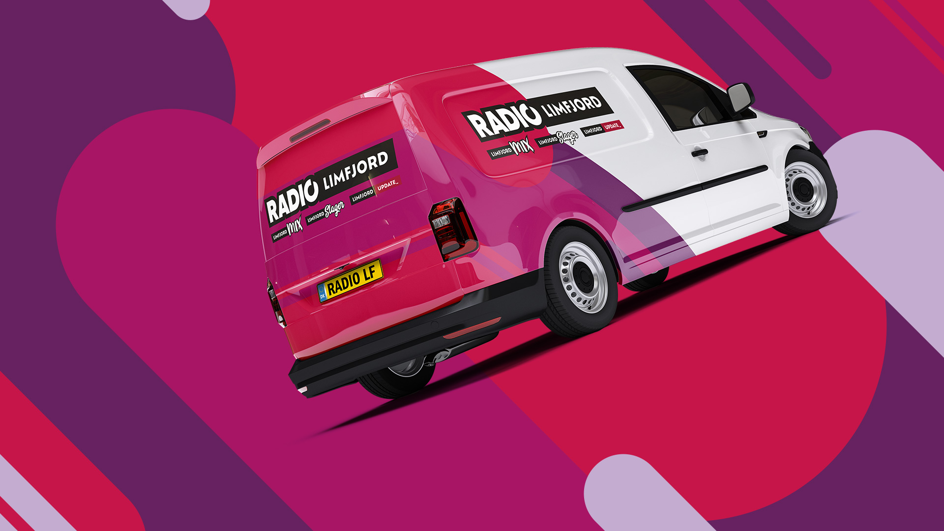 Visuel identitet Radio Limfjord Kong Gulerod Reklamebureau