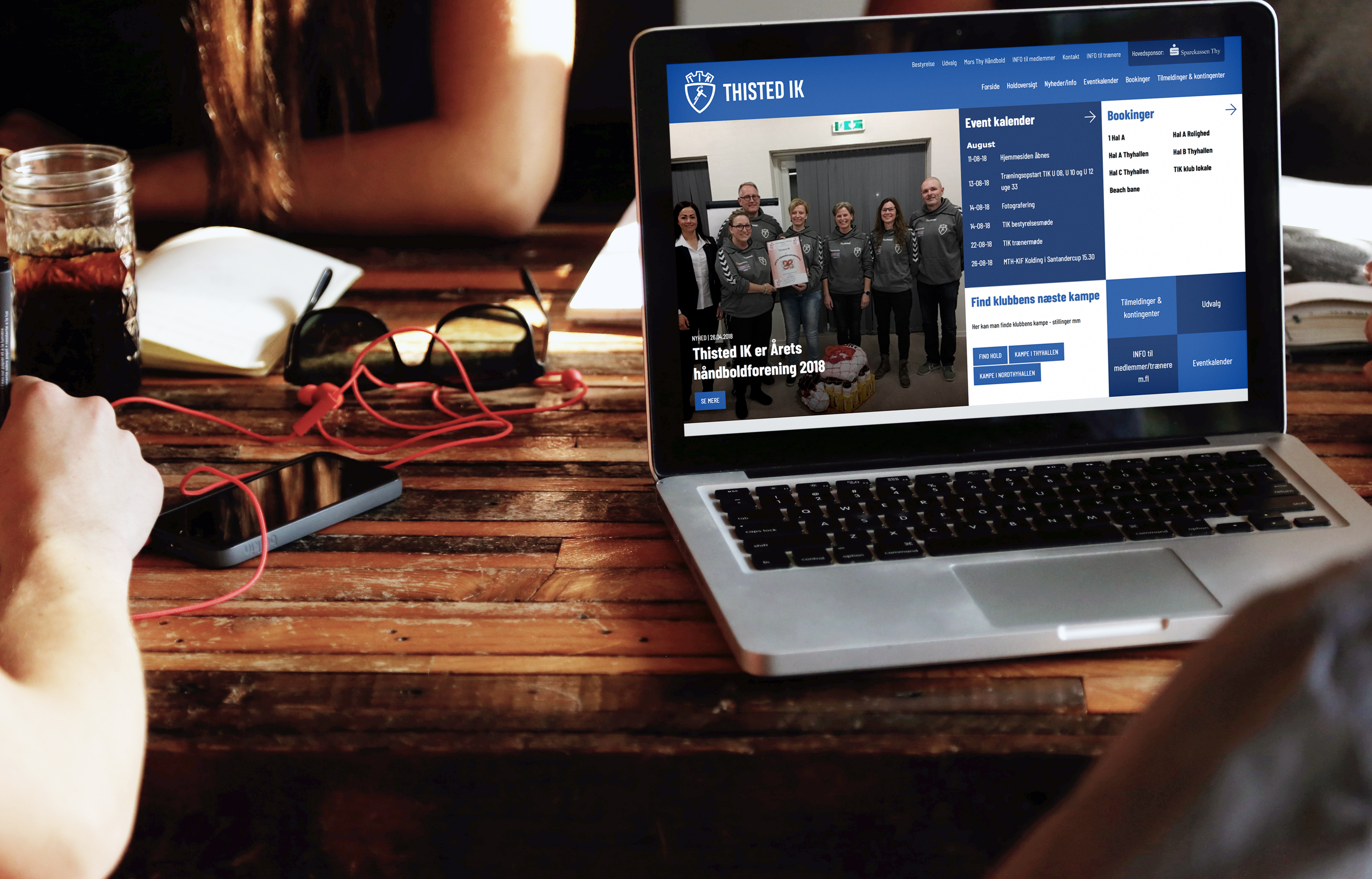 Thisted IK Håndbold hjemmeside website