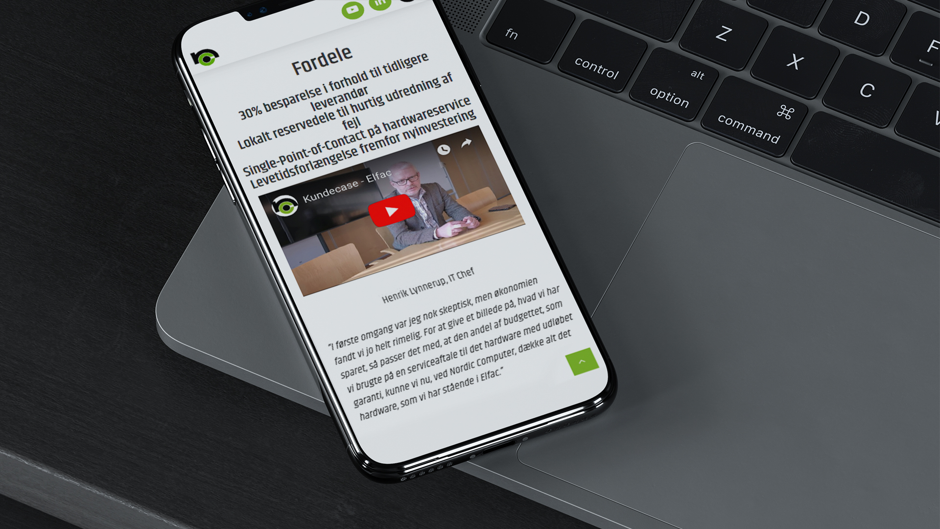 Nordic Computer website