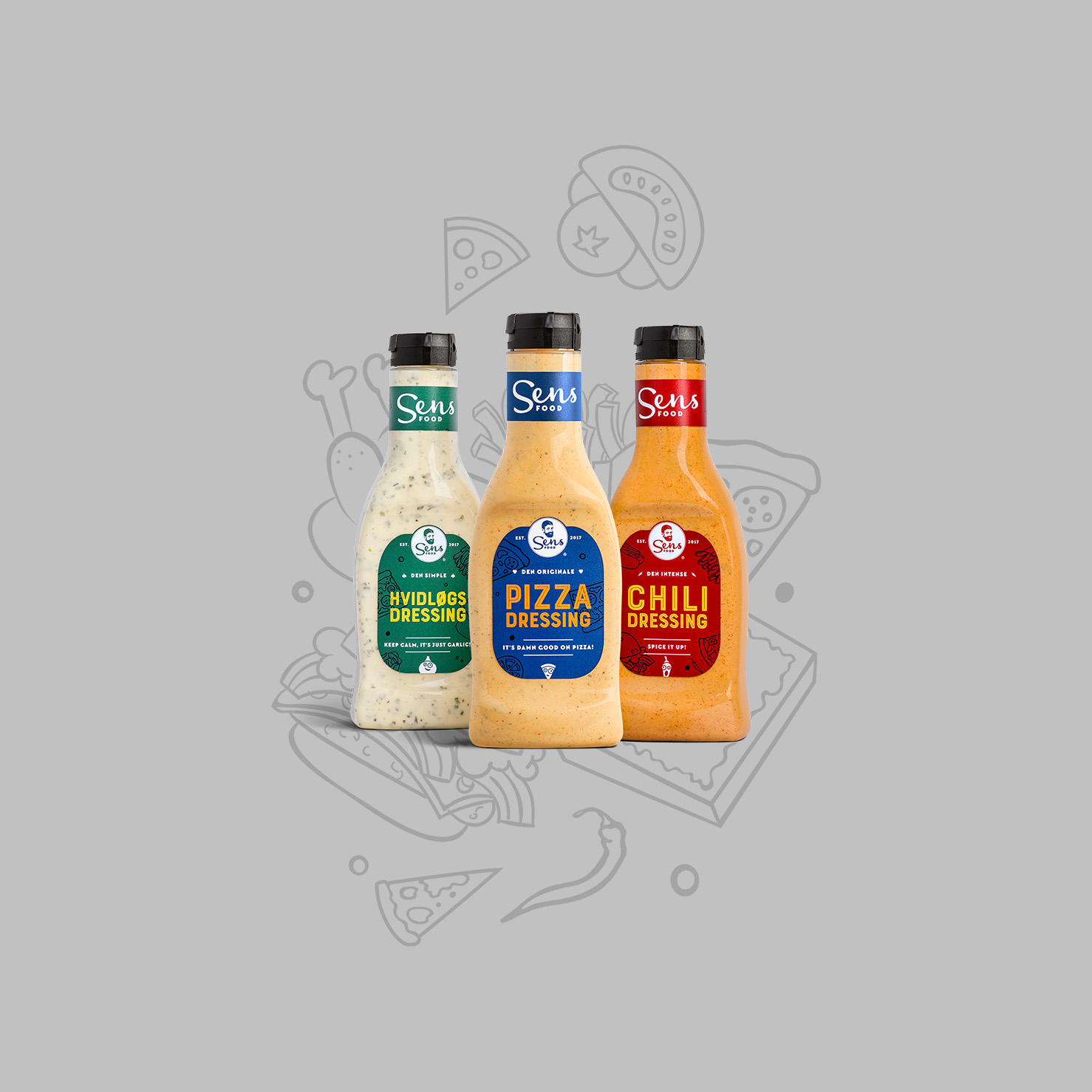 Kong Gulerod Reklamebureau emballage Sensfood