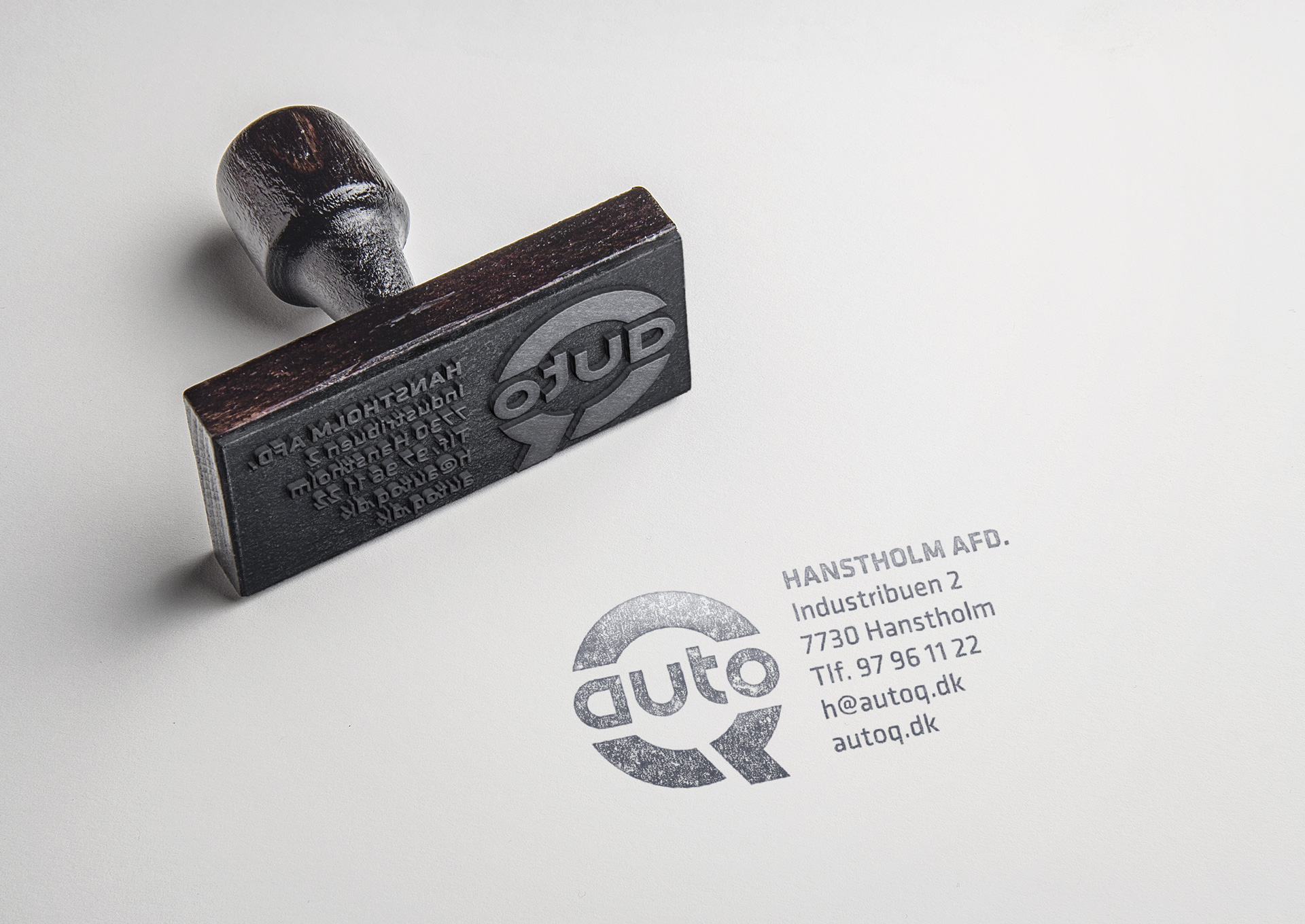 autoQ stempel mockup
