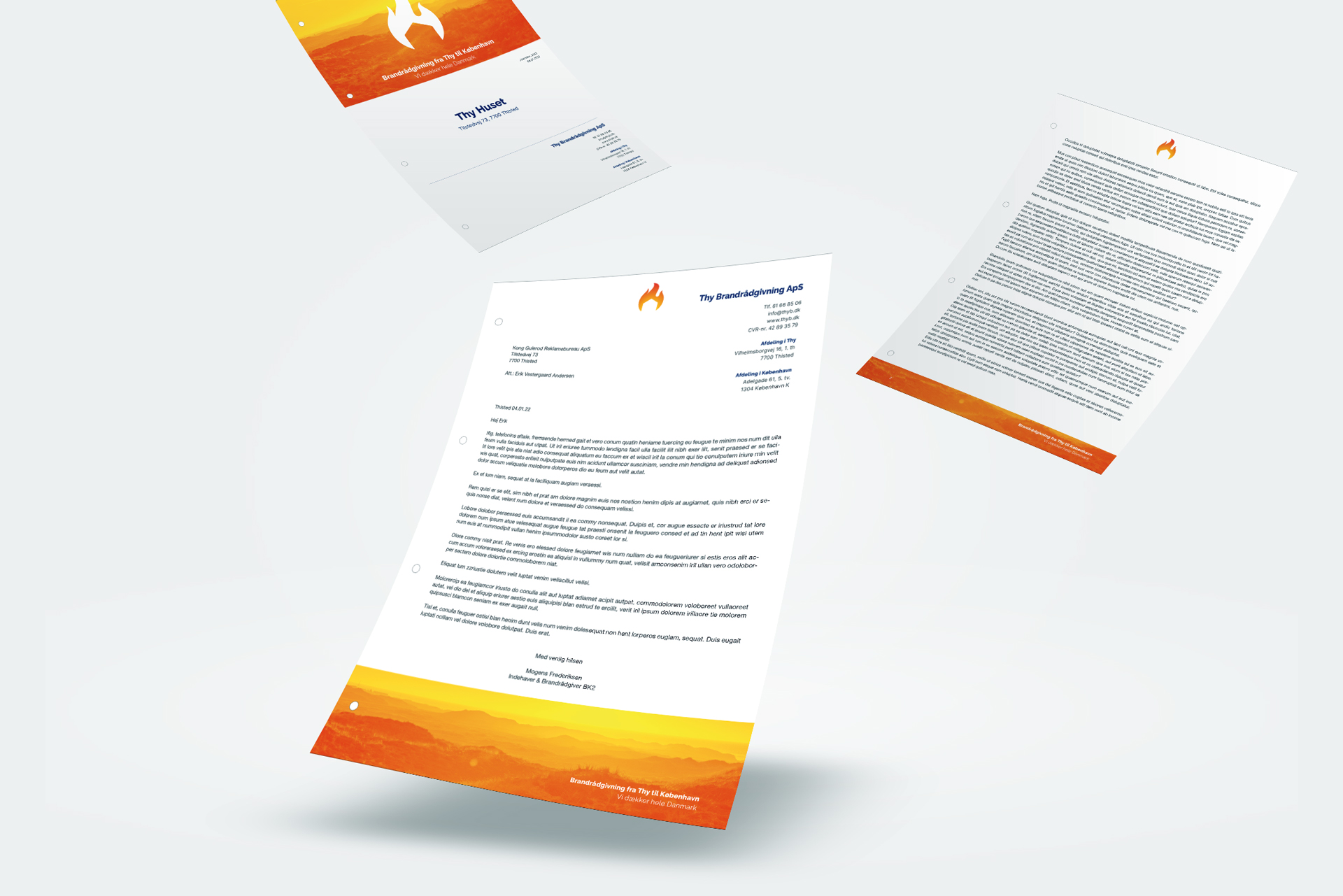 Thy Brandrådgivning brevpapir mockup