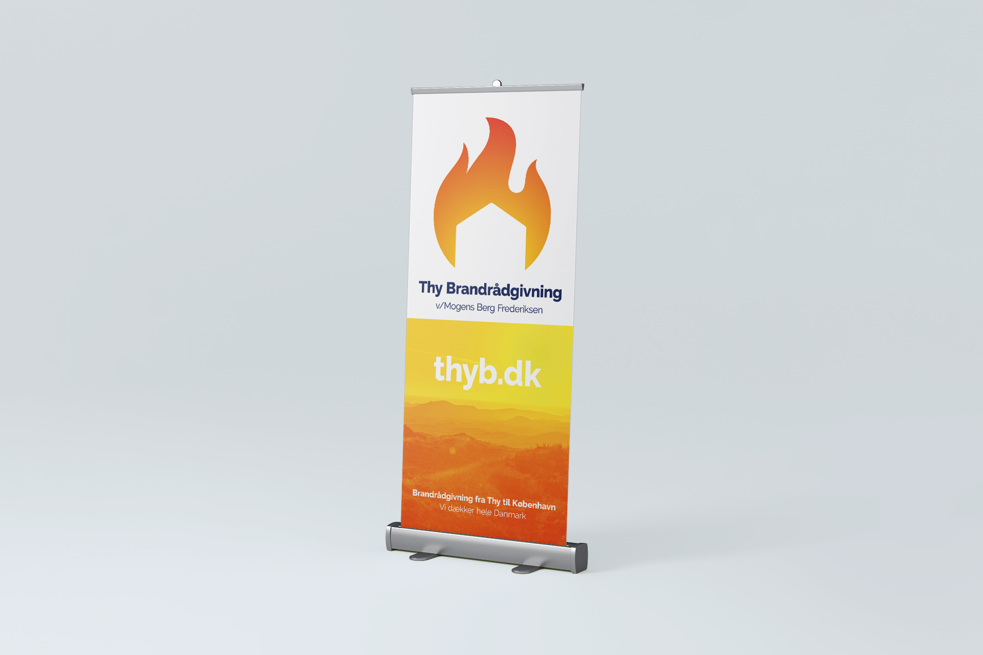 Thy Brandrådgivning rollup mockup