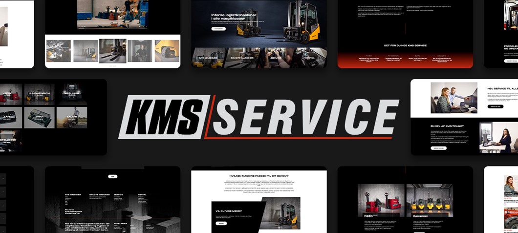 Nyt website til KMS Service Kong Gulerod Reklamebureau ApS